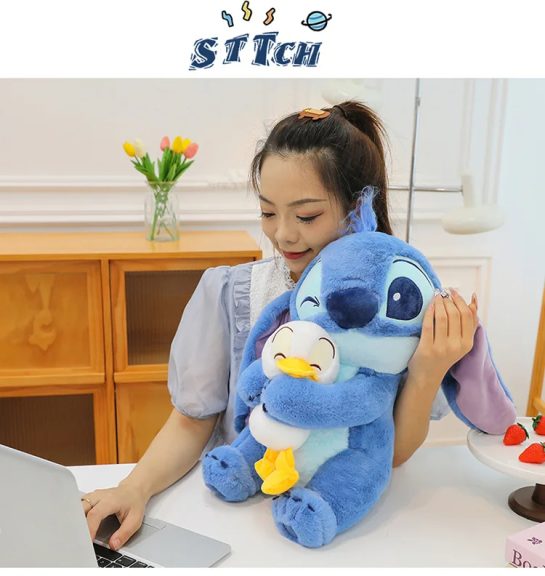 Stitch Lilo Plush Duck Stitch Kawaii Decoration Doll 30CM 45CM