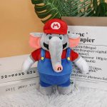 Super Mario Plush Doll Toy Elephant Mario Luigi Toy