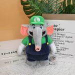 Super Mario Plush Doll Toy Elephant Mario Luigi Toy