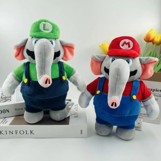 Super Mario Plush Doll Toy Elephant Mario Luigi Toy