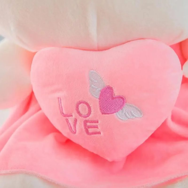 Hello Kitty Plus Doll – Heart Hugging Pink Plush, Cat Figure for Girls