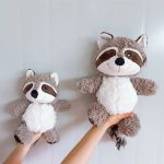 Kawaii Raccoon Plush Toy - Raccoon Doll 25CM, 35CM, 55 CM