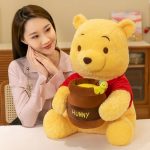 Winnie The Pooh Plush Toy 35-55cm, Honey Jar Winnie, Soft Stuffed Bear